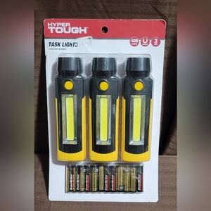 Yellow and Black Task Lights 3-Pack